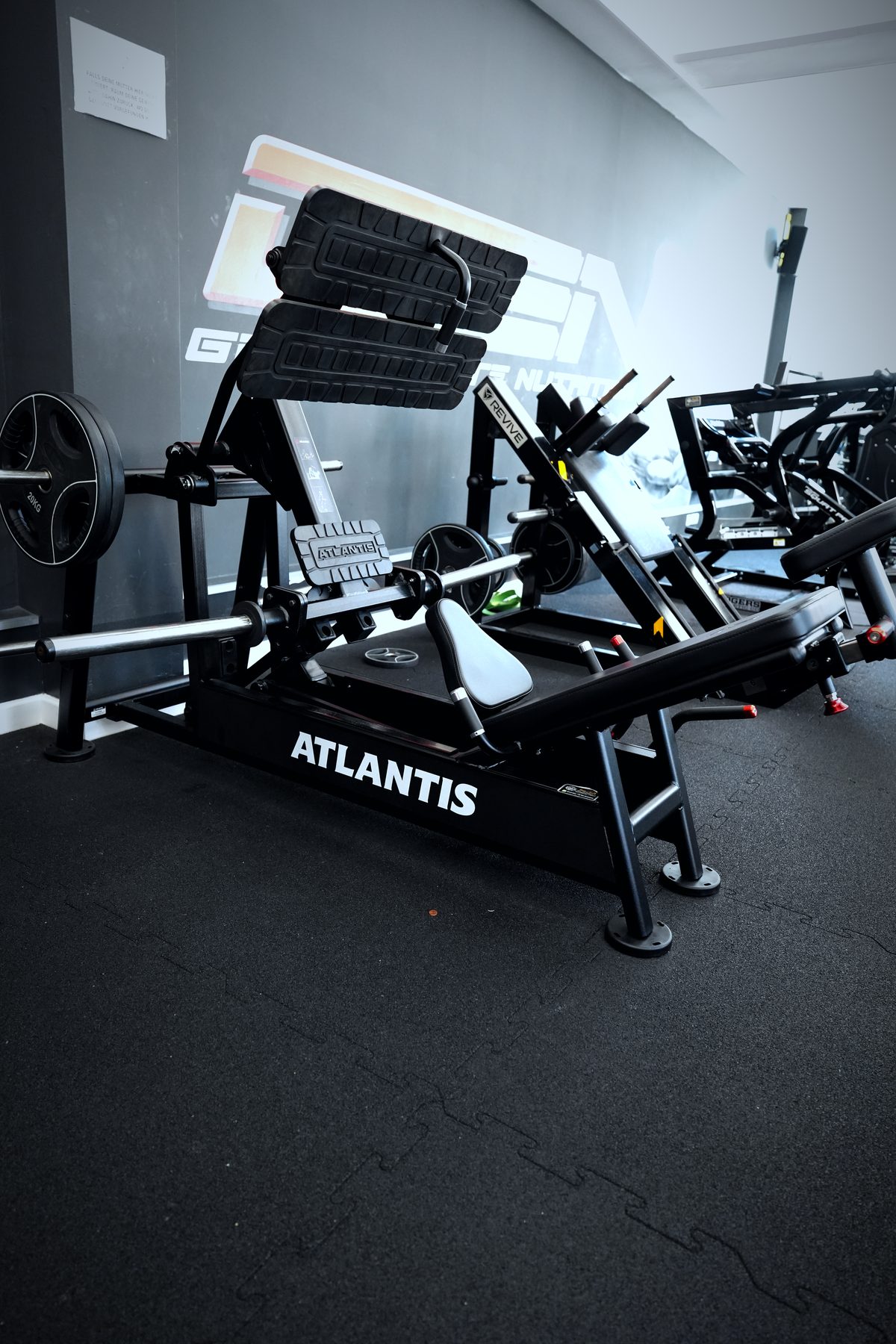 Atlantis Beinpresse im Invictus Gym Hamburg Bergedorf